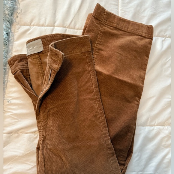 Everlane Corduroy Straight Leg Ankle- Acorn - Picture 2 of 3